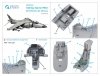 Quinta Studio QD48343 Sea Harrier FRS.1 3D-Printed & coloured Interior on decal paper (Kinetic) 1/48